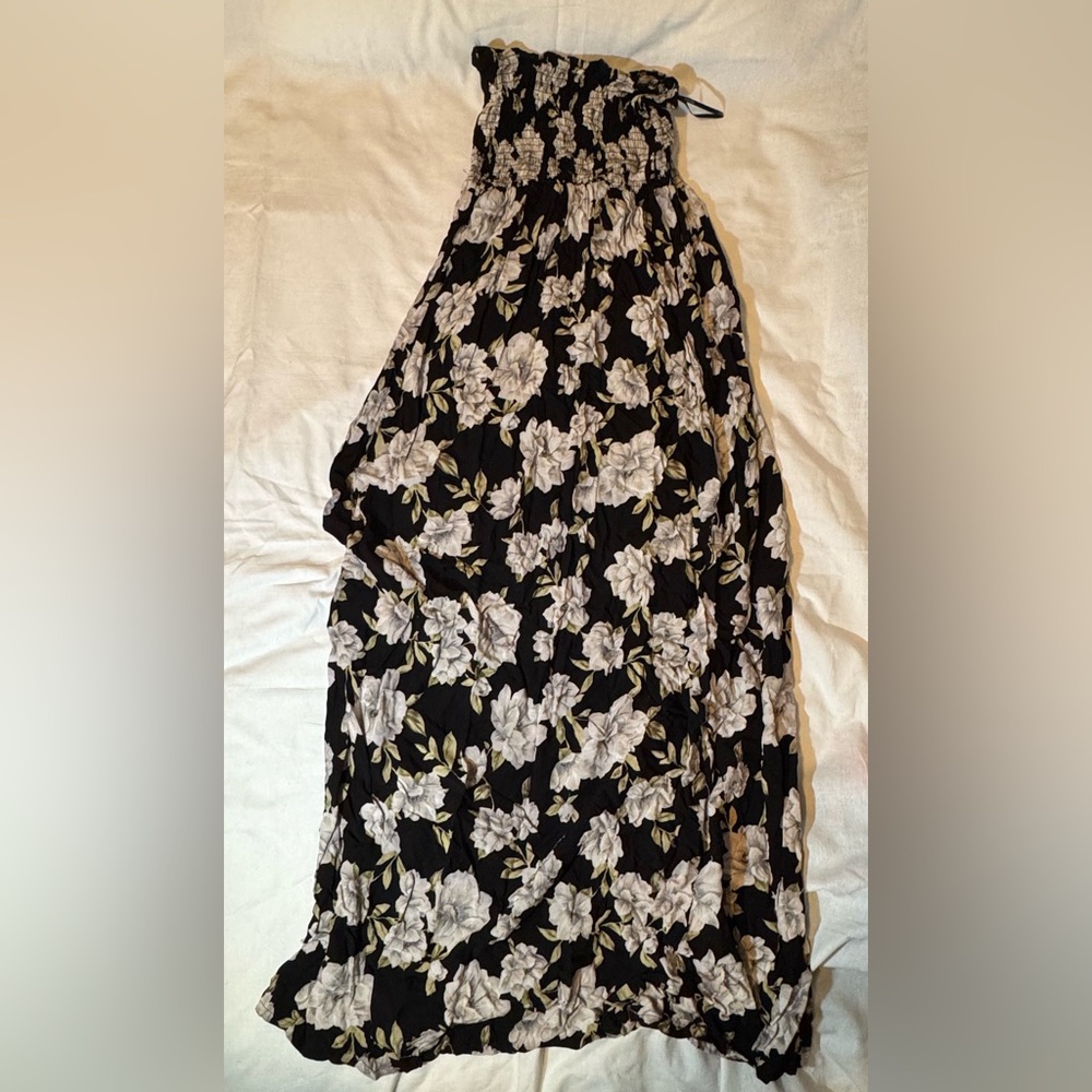 Forever 21 Floral Tube Maxi Sundress